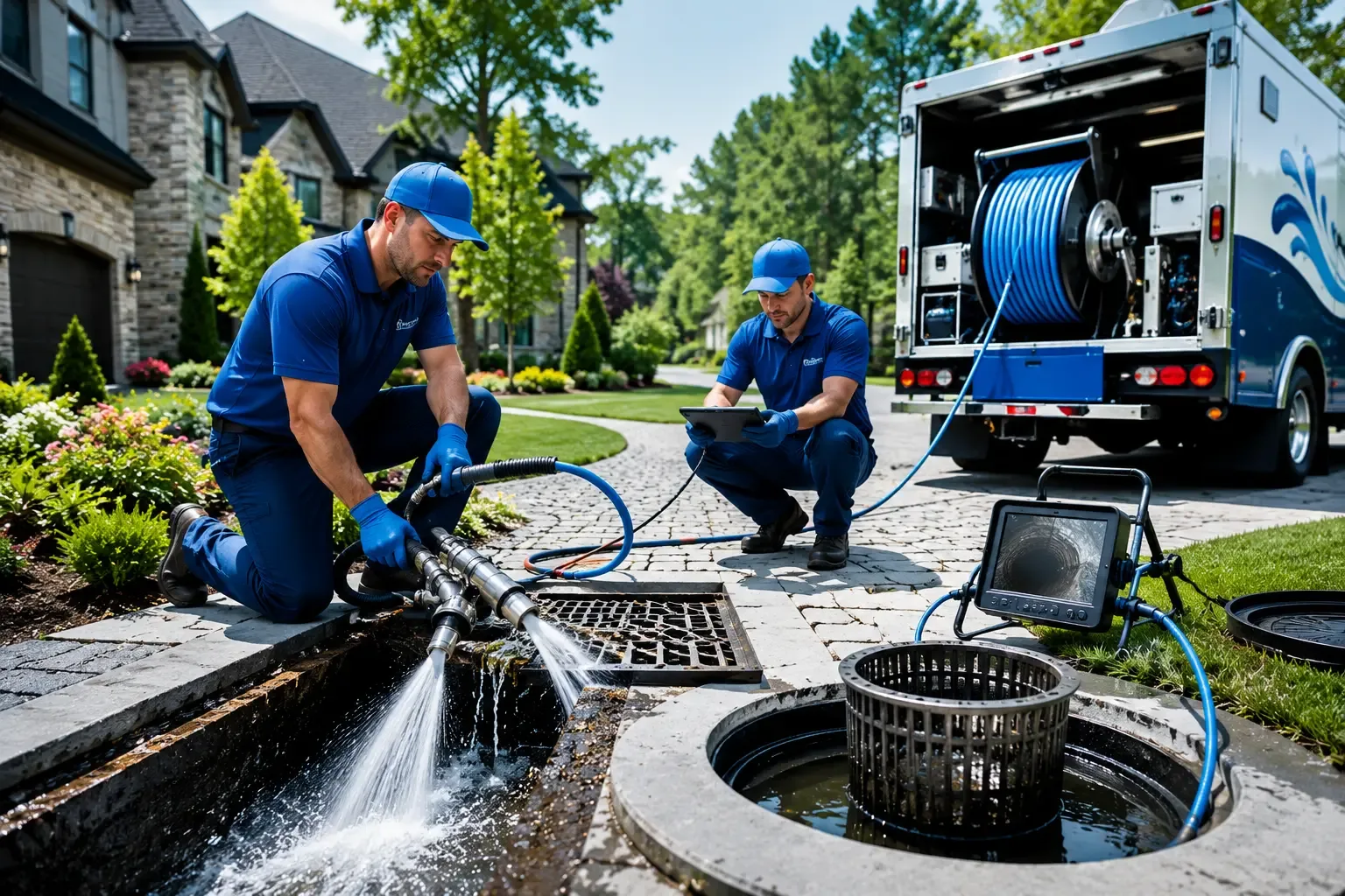 Local outdoor drain cleaning professionals in Milford, CT